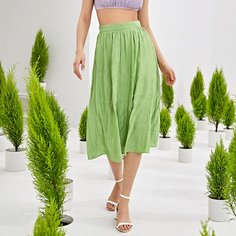 Однотонная юбка Shein
