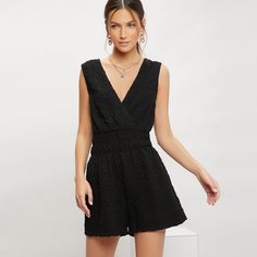Однотонный комбинезон Shein