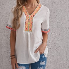 лента Этнический Бохо Блузы Shein