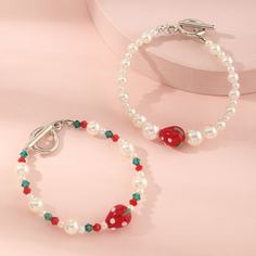 с жемчугом Детские браслеты Shein