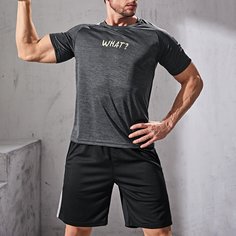 Спортивный Мужской спортивный костюм Shein