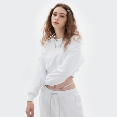 Однотонный короткий пуловер Shein