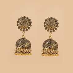 Jhumka серьги-подвески с бахромой Shein