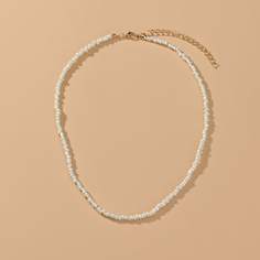Минималистское ожерелье из бусин Shein