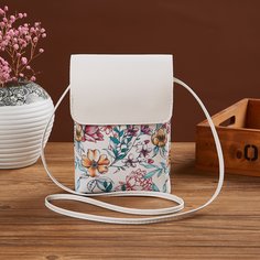 Сумка через плечо с цветочным принтом Shein