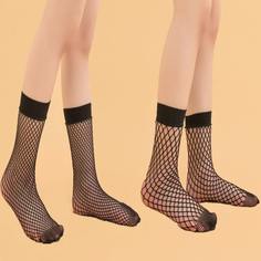 Сетчатые носки для девочек 2 пары Shein
