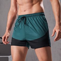 Спортивный Мужские спортивные шорты Shein