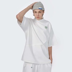 Мужская футболка с воротником-стойкой Shein