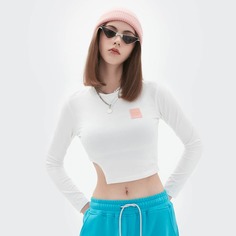 Футболка с разрезом Shein