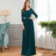 кружевное платье с молнией сзади Shein