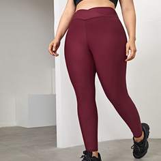 Спортивные леггинсы размера плюс Shein