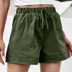 Широкие шорты с узлом Shein