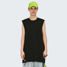 Мужская рваная майка Shein