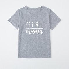 буква Повседневный Футболки Shein