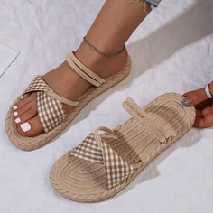 Клетка Модный Тапочки и вьетнамки Shein