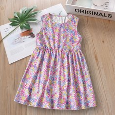цветочный Бохо Платья для девочек Shein