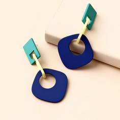 Контрастные серьги-подвески Shein