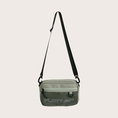 Мужская контрастная сетчатая сумка через плечо Shein