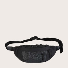 Мужская контрастная сетчатая поясная сумка Shein