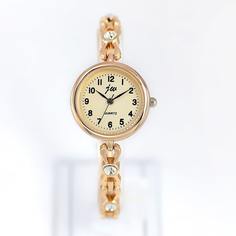 Круглые кварцевые часы со стразами и стрелкой Shein