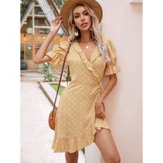 узел цветочный Бохо Платье Shein