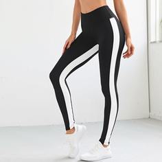 Контрастный цвет Спортивные леггинсы Shein