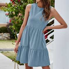 Однотонное платье Shein