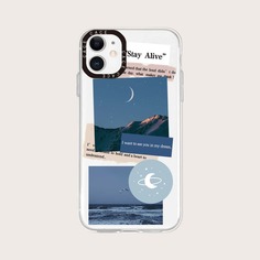 Чехол для телефона с узором луны Shein