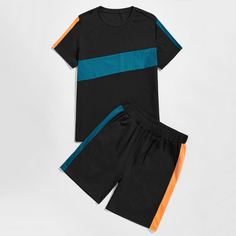 Мужская футболка и шорты Shein