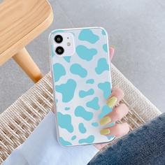 Прозрачный чехол для телефона с коровьим узором Shein