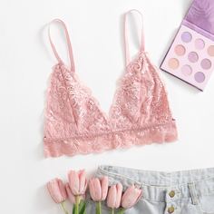 Кружевной бюстгальтер размера плюс Shein