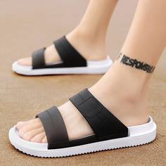 Одноцветный Мужские Вьетнамки и тапочки Shein