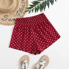 Шорты в горошек Shein