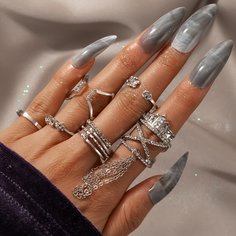 со стразами Кольца Shein
