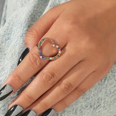 со стразами Кольца Shein