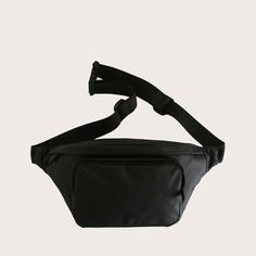 Регулируемый Одноцветный Мужская поясная сумка Shein