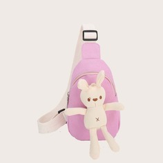 Сумка-слинг с кроликом для девочек Shein