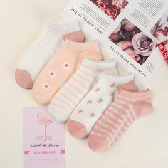 5 пар носки в полоску Shein