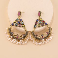 Серьги-подвески с искусственным жемчугом Shein