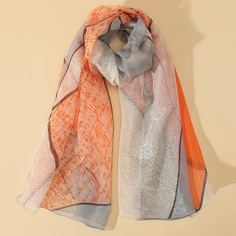 сводка цветных блоков Повседневный Шарфы Shein