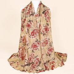 Со цветочками Повседневный Шарфы Shein
