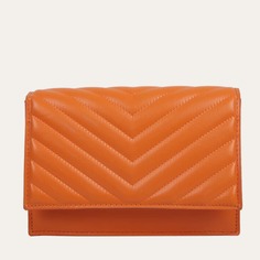 Сумка на цепочке с шевронным узором Shein