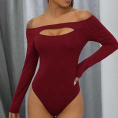 Боди с открытыми плечами Shein