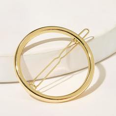 Изящная Заколка Для Волос Из Желтого Металла Shein
