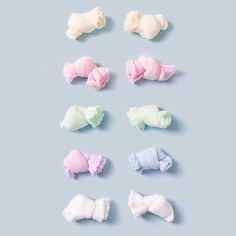 Однотонные носки для девочек 10 пар Shein