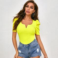 Стильный трикотажный топ Shein