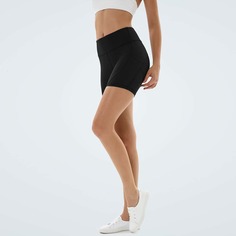 однотонные спортивные шорты с карманом для телефона Shein