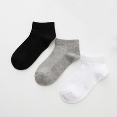 Детские однотонные носки 3 пары Shein