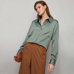 Рубашка с карманом Shein