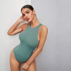 Однотонное боди Shein